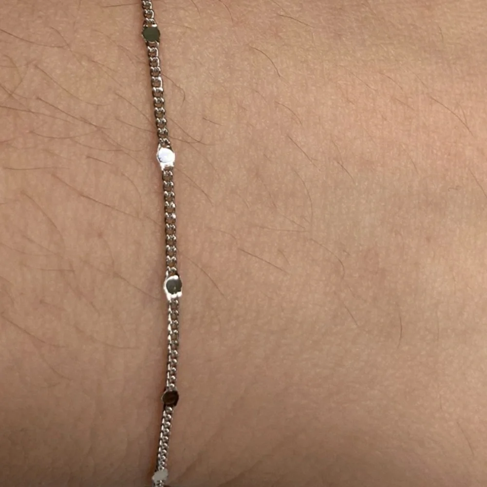 Antian Accessories™ 925 Sterling Silver White Gold Color Bracelet